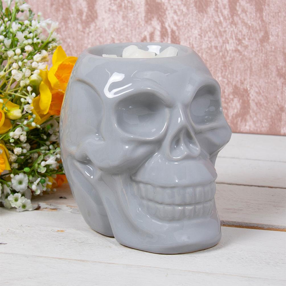 Desire Grey Skull Wax Melt Warmer Extra Image 1